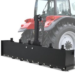 55″ Tow Behind Box Scraper 3-Point Quick Hitch Box Blade For Category 1 Tractor