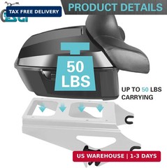 Detachable Two Up Tour Trunk Mounting 09-13 2-Up Tour Trunk Mounting Rack Compat