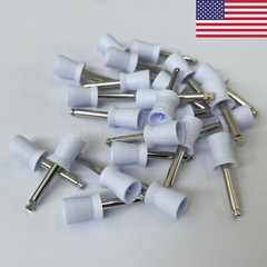 100pcs Dental Tooth Prophy Polishing Cups Latch Type Rubber Polish Polisher US