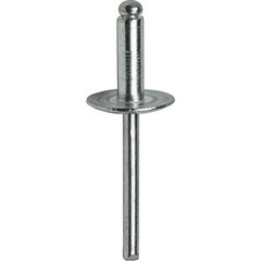 Large Flange Aluminum Pop Rivets All Dome Head Blind Every Size Available