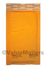 2000 #000 4×8 ” Bubble – Lite ” Kraft Bubble Mailers Padded Envelopes Bags
