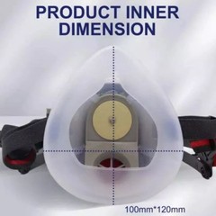 Half Face Cover Respirator Gas Mask Safety Filters for Painting Spray Facepiece