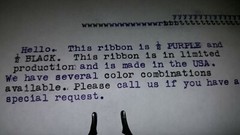 Universal Typewriter Ribbon 2″ x 1/2 Inch Black and Red Ink Twin Spool USA Made