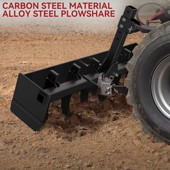 Box Blade Tractor Attachment 55″ Width W/6 Scarifier Shank for Cat 0 & Cat 1