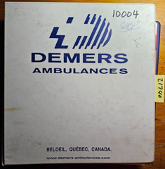 Demers Mystere MX160A Ambulance Owner’s Operator’s Manual C015249 Rev 1 2010