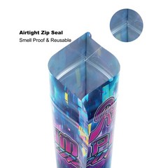 100 Pack Smell Proof Mylar Foil Storage Bags 3.5g Zip Seal Stand Up Candy bags