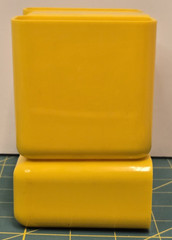 VTG HOF Yellow Modular Plastic Desk Organizer 5 Storage Drawers #7412 Hong Kong