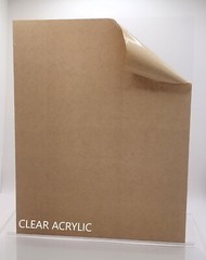 Acrylic Plexiglass Plastic Sheet – 1/16″ Thick – Clear – 24″ x 24″