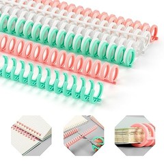 Comb Binding Spines Easy to Open Close Adding Pages for Binding Machine 1/2 I…