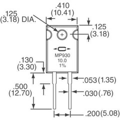 Qty 10 Caddock MP930 Kool-Pak 20.0 Ohm 1% 30W Power Film Resistors TO-220