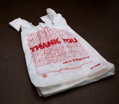 T-Shirt Carry-Out Bags, 11.5″ x 6.5″ x 22″ New Open Box Some Use