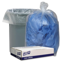 Clear Low Density 1.4Mil Liners, 60 Gal (Pack of 100)
