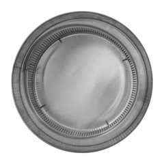 9 In. Dia Aluminum Vent Pipe Cap in Mill Finish