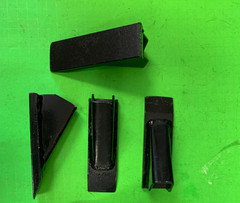 Set/4 box scraper blade scarifier ripper point tips for 3/4″ thick shanks