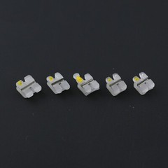 Orthodontic Bracket Ceramic Metal Slot Aesthetic Braces Roth 018 022 3M Clarity