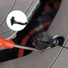 1240PCS Car Retainer Auto Fasteners Body Plastic Trim Clips Pin Rivet Bumper Kit