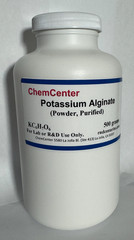 Potassium Alginate, Powder, Purified, 500 grams ( 1.1 lb. )