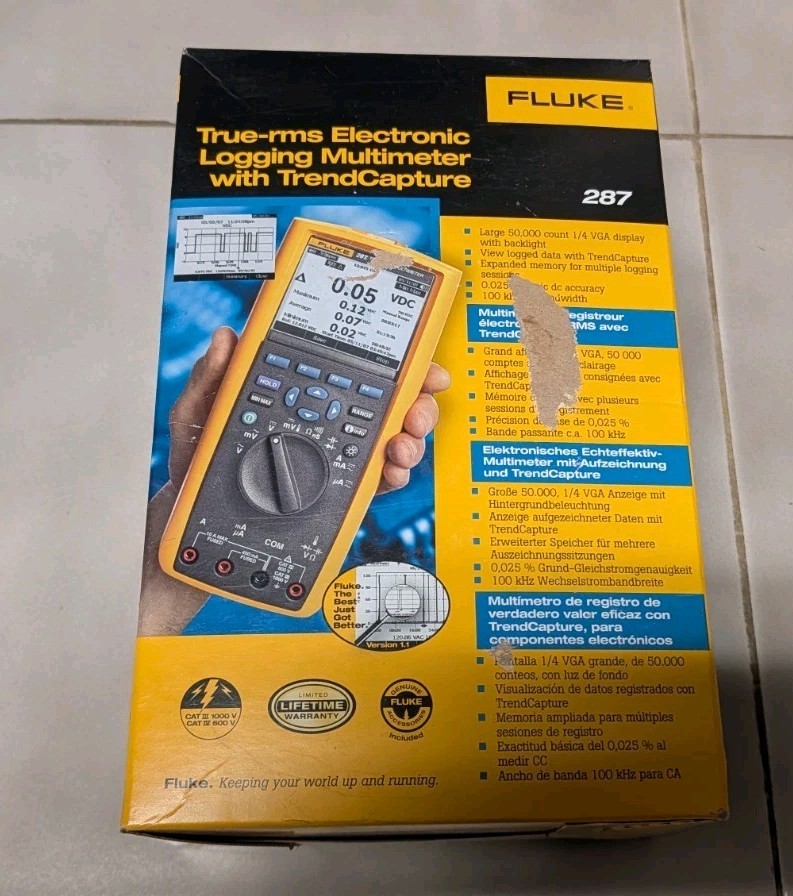NEW Fluke 287 True-RMS Industrial Multimeter