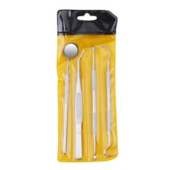4 Pcs Dental Tools, Professional Teeth Cleaning Oral Care Kit, Teeth Cleaner