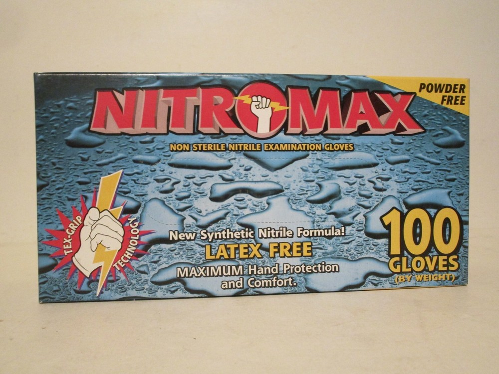 Emerald Nitomax Nitrile Gloves Powder Free 100 Pcs. Small