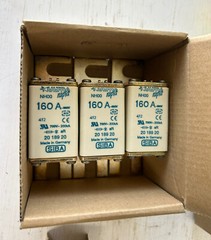 SIBA 160A Fuse-Links 3 pcs NH00 DIN80 2018920.160
