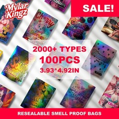 Mylar bags Design Set 3.5gram | 100pic FOR EACH package IN 1(ONE) RANDOM DESIGN