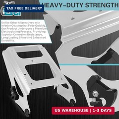 Detachable Two Up Tour Trunk Mounting 09-13 2-Up Tour Trunk Mounting Rack Compat