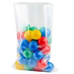 Clear Poly Bags 1.5-Mil Flat Open Top Plastic Packaging Packing Multiple Sizes