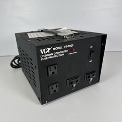 NEW VCT VT-2000 Up/Down Converter Fuse Protection 2000 Watts 110V Or 220V