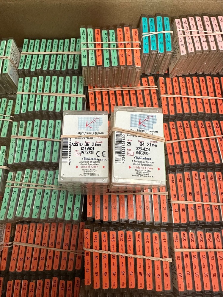 SybronEndo/Kerr K3 NiTi Endo Rotary Files – Various Sizes