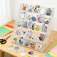 5-Tier Sticker Display Stand with 25 Pockets for Vendors and Craft Fairs
