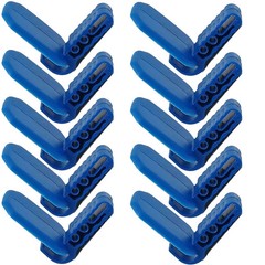 10pcs Dental Anterior Sensor Holder Autoclavable Dental X-Ray Positioning Blue