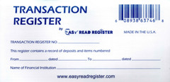 12 Checkbook Transaction Registers 2026-2027-2028 Calendars Check Book Bank