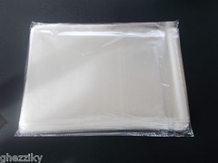 100 10×13 Clear Resealable Cello / Cellophane Bags for Clothing T-shirt 1.5 Mil