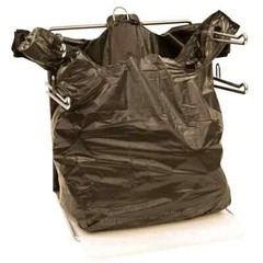 Black T-Shirt Carryout Bags, 11.5″ x 6.5″ x 22″ 1000 ct.