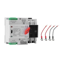 100Amp AC110V Automatic/Manual Transfer Switch 2P 50/60Hz, 2POLE 100A Mini ATS S