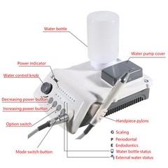 Auto Water Supply Dental Ultrasonic Piezo Scaler LED Handpiece Wireless Control