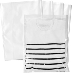 Poly Bags Flat Clear 1 Mil Open Top Plastic Transparent Bag High Clarity Layflat