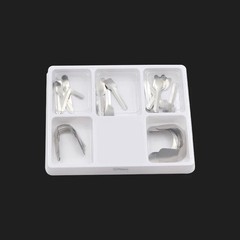 Dental Matrix Band Universal Kit of Sectional Contoured Metal Matrices