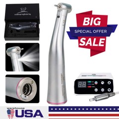 YBB Dental 1:5 LED Fiber Optic Low Speed Contra Angle Handpiece For NSK