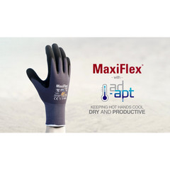 MaxiFlex 34-874 Ultimate Gloves Black Nylon/Nitrile – Industrial Work Gloves