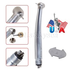 1/5/10Pcs Dental High Speed Handpiece Push Button Turbine 4 Hole Standard Head