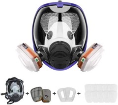 15 in 1 Full Face Gas Mask Spraying Painting 6800 Facepiece Reusable Respirator