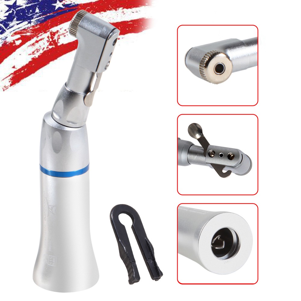 Dental Slow Low Speed Handpiece Straight Contra Angle Air Motor E-Type 2/4-Holes