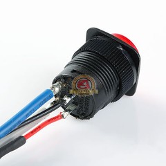 Illuminated Momentary Push button – Red On/Off Switch Free Shipping