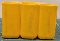 VTG HOF Yellow Modular Plastic Desk Organizer 5 Storage Drawers #7412 Hong Kong