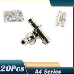 20Pcs/Pack Male Blood Pressure Cuff Connector Connectors Metal Bayonet socket