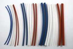 48 pc Heat Shrink Tubing Set Wire Wrap Color Coded & Black Assorted Sleeves