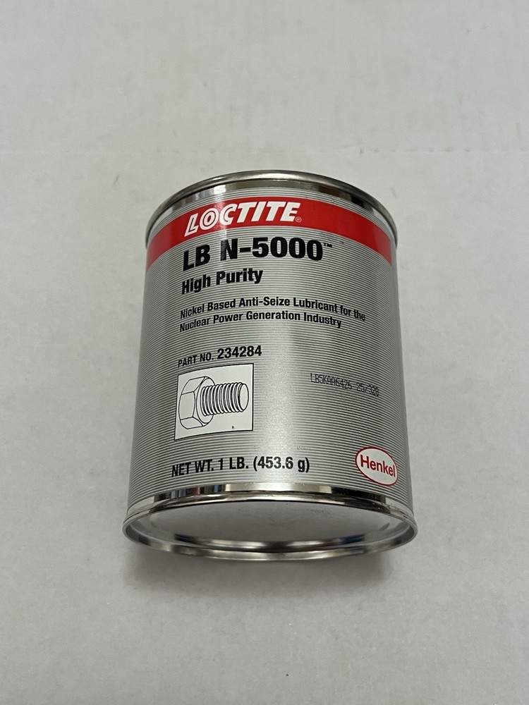 New Loctite LB N-5000 High Purity Nickel Based Anti-Seize Lubricant (Dented)