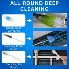 13Pcs Mini Split Cleaning Kit Bag with 2L High Pressure Sprayer, Air Conditioner